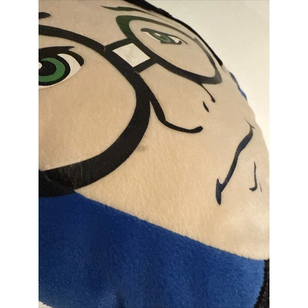 Vintage Harry Potter Throw Pillow 14x13 Blue Face Portrait Cushion Y2K Decor